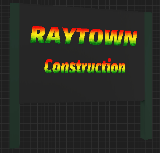 Raytown Construction Official Sign